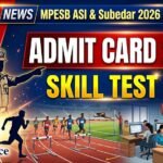 MPESB ASI and Subedar Skill Test Admit Card 2026