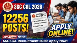 SSC CGL Recruitment 2026 Apply Online for 12256 Posts